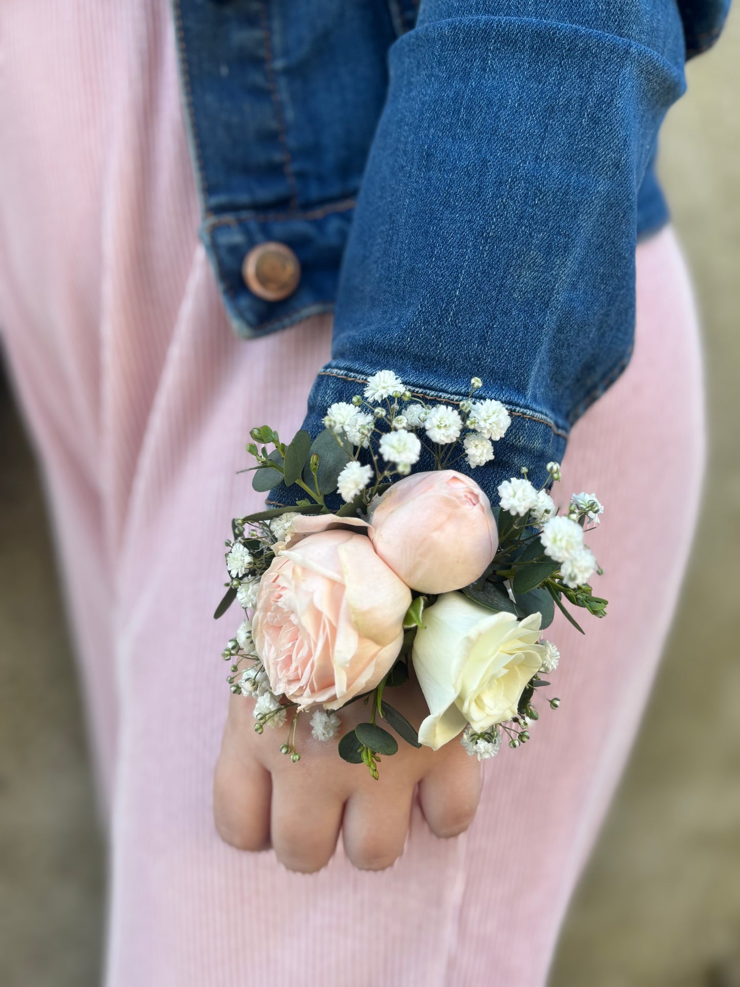 Fresh Flower Corsage Pink