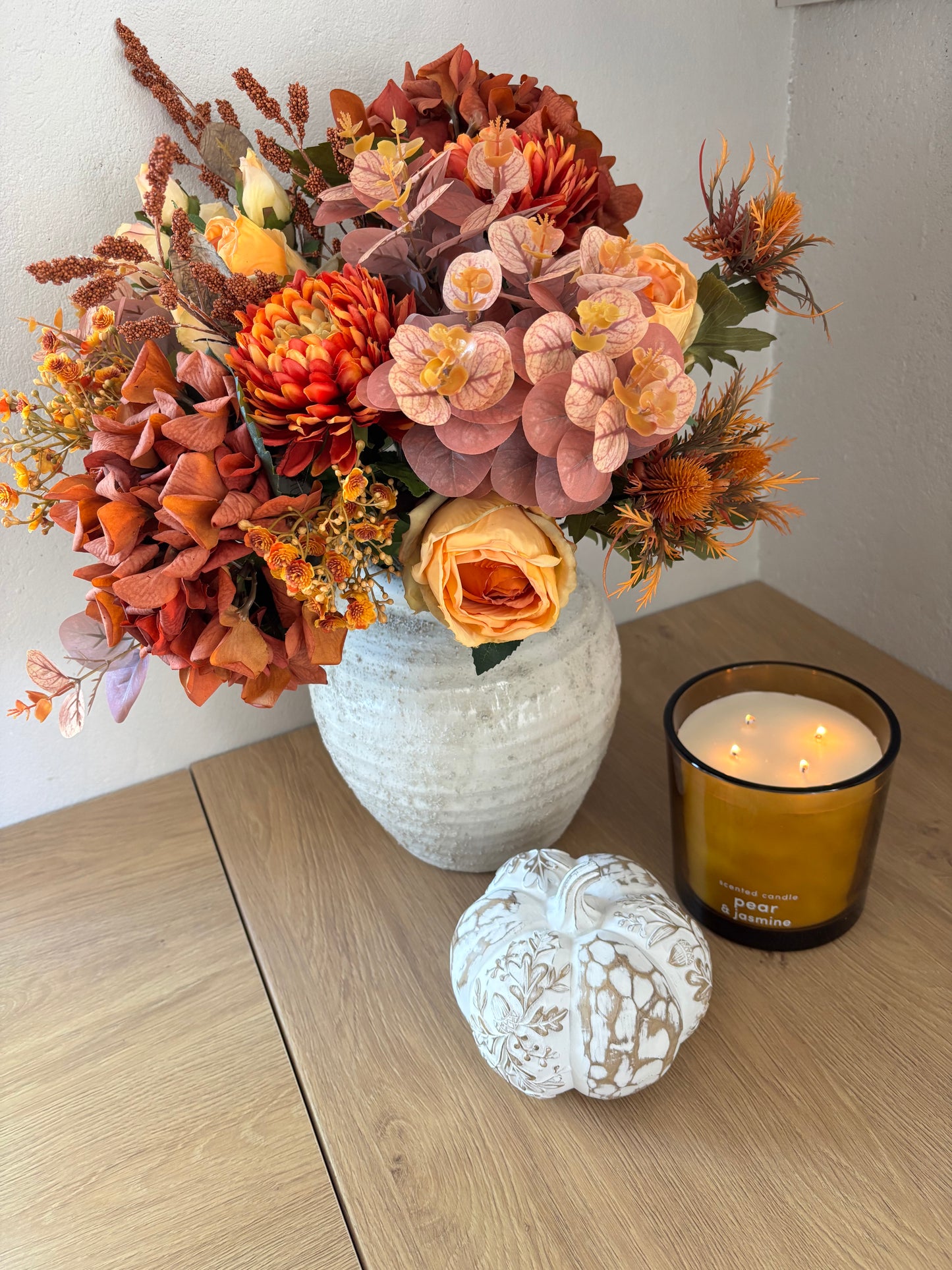 Burnt Orange Faux Bouquet