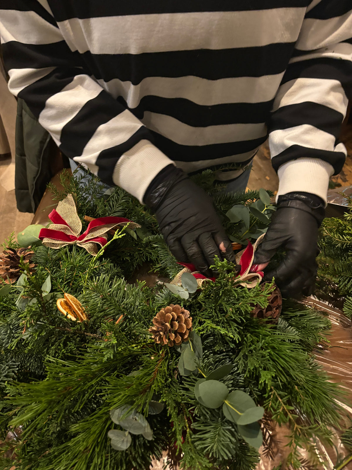 Fresh Christmas Wreath Workshop - Thurs 3rd December