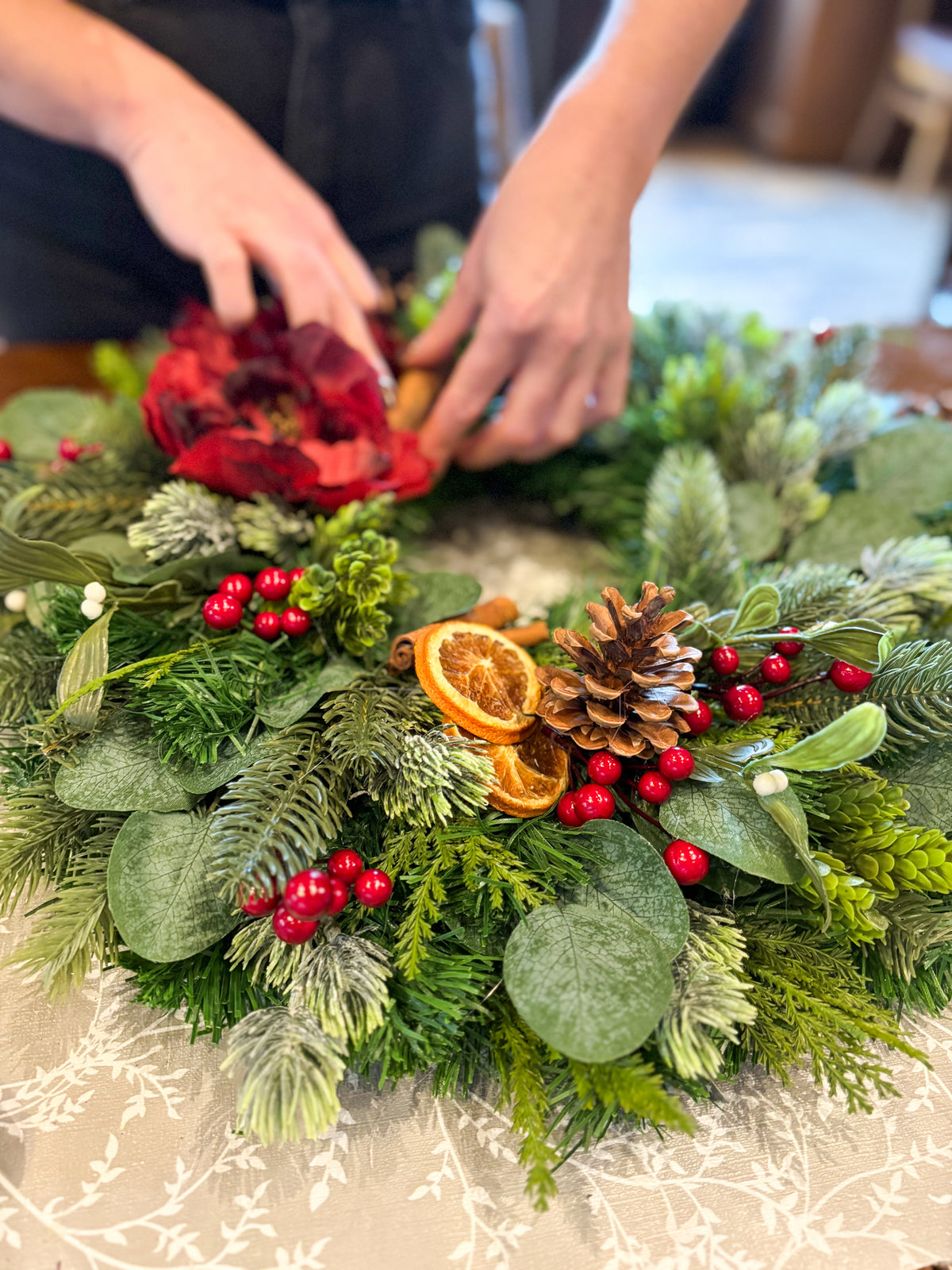 Artificial Christmas Wreath Workshop - SATURDAY 28th November
