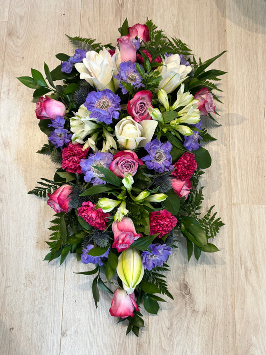Funeral Teardrop Spray