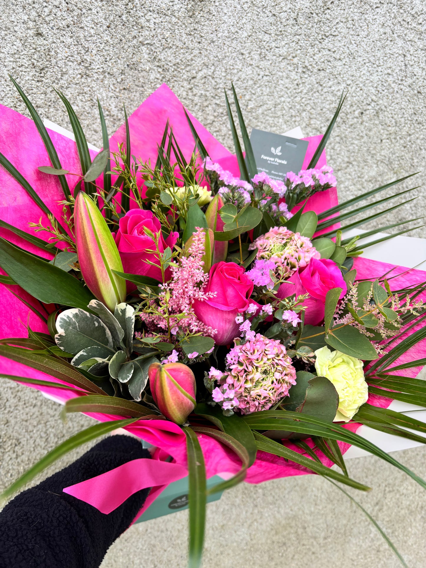 Pink & Green Bouquet