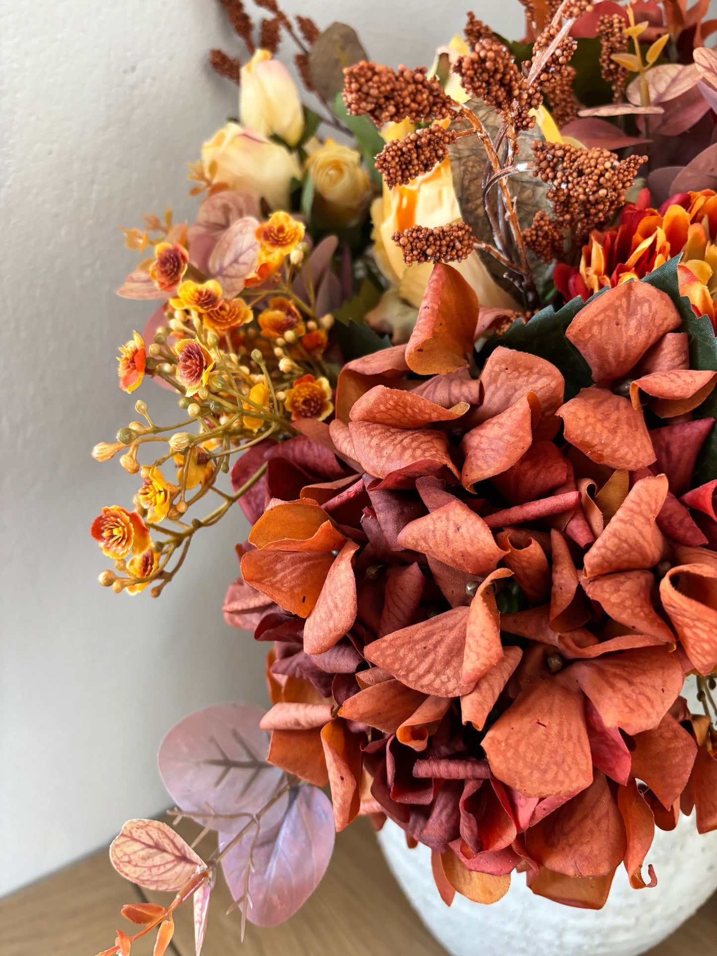 Burnt Orange Faux Bouquet