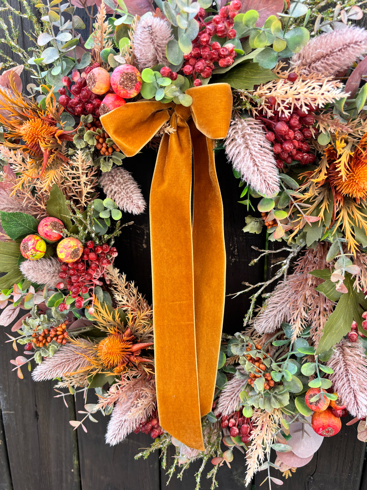 Autumn Wild Berries Wreath