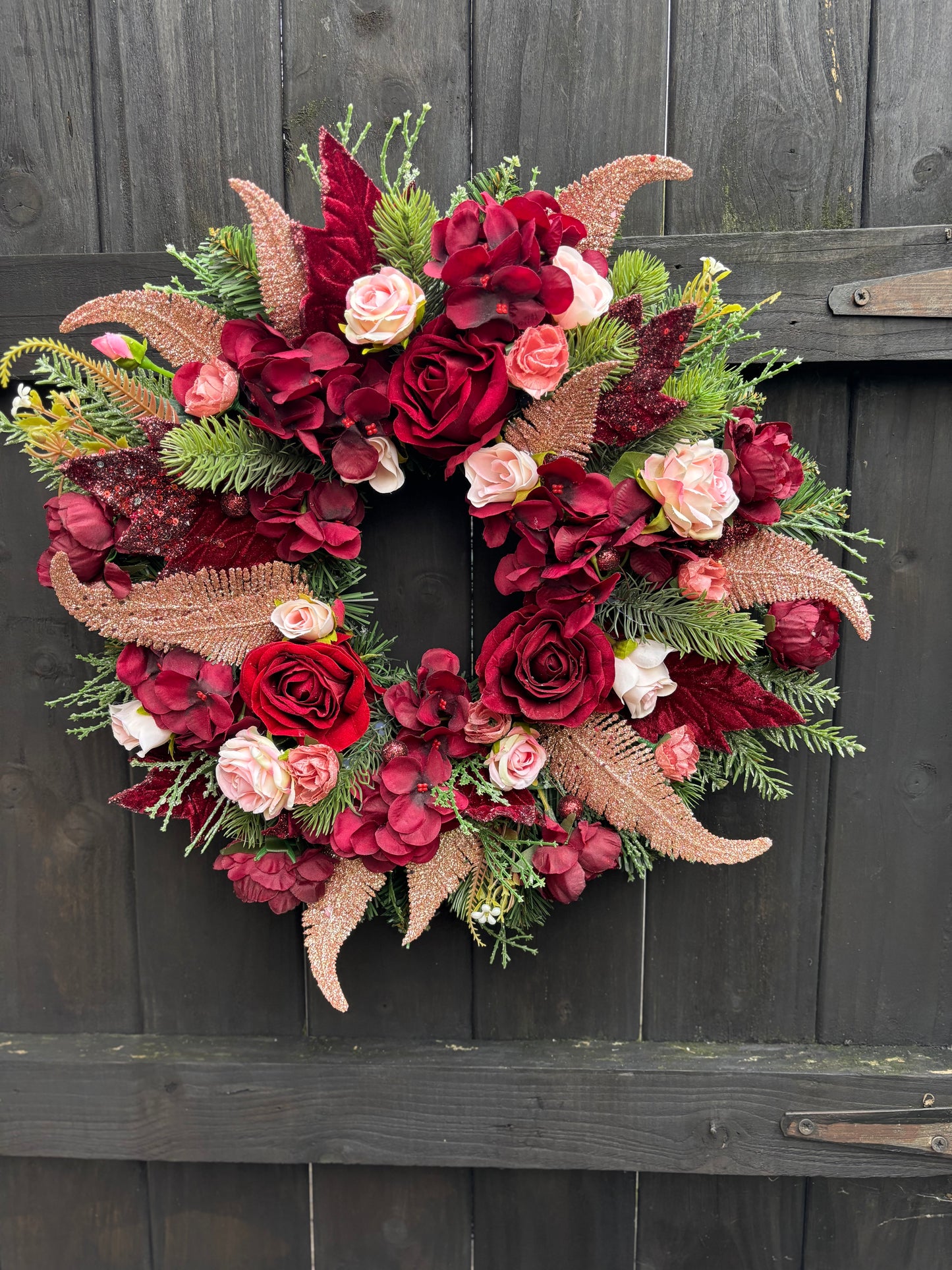Rosegold Christmas Wreath