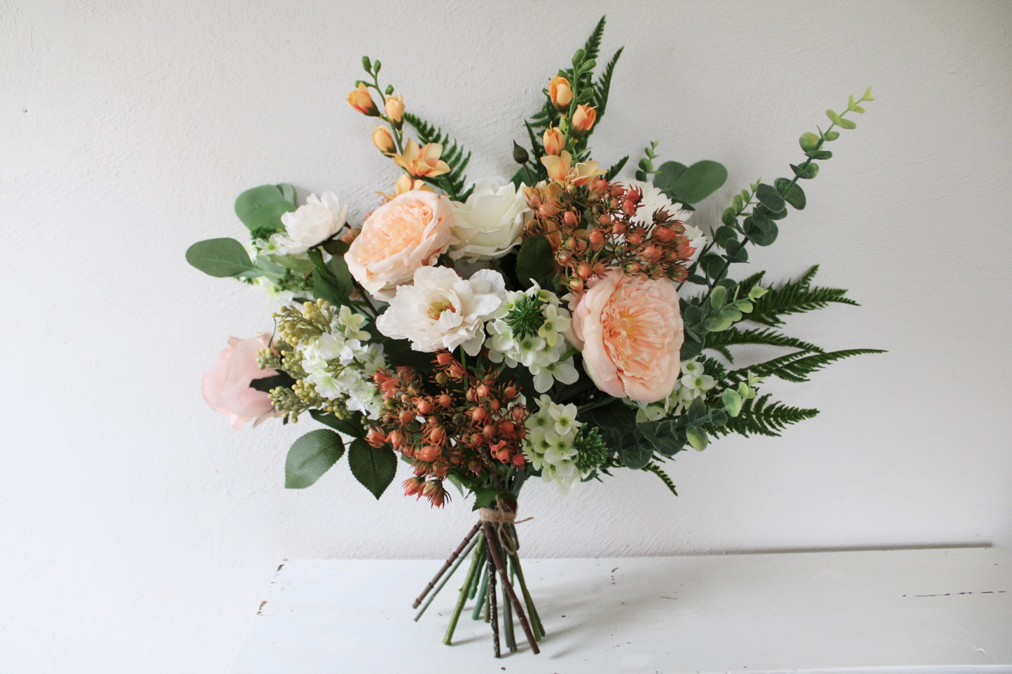 Coral Peach Bouquet