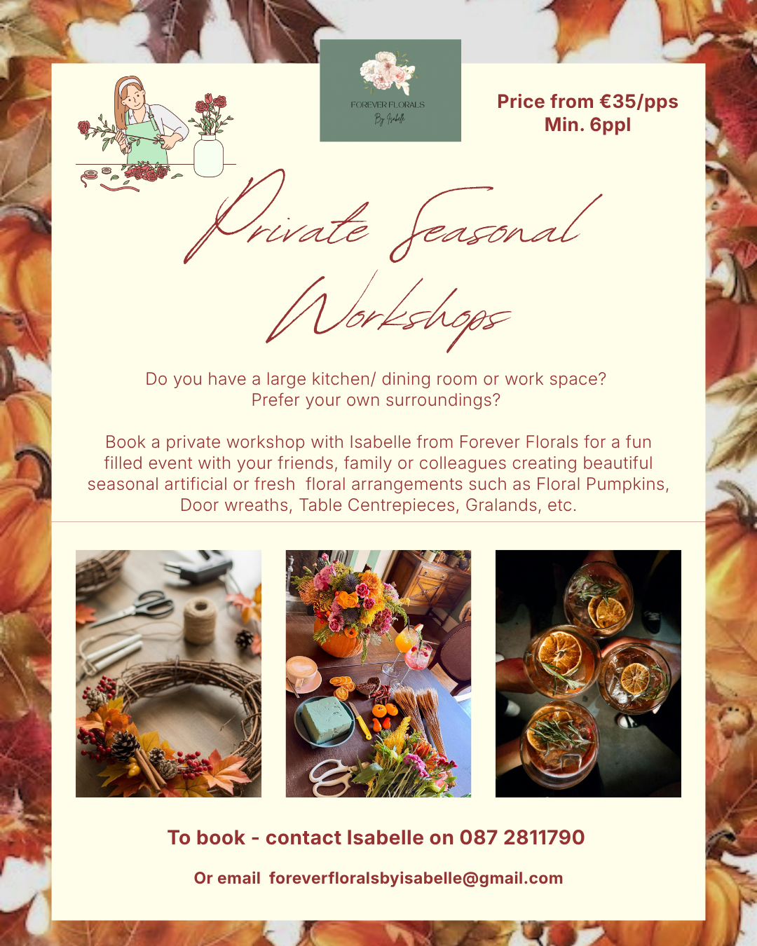 PRIVATE Seasonal Workshop