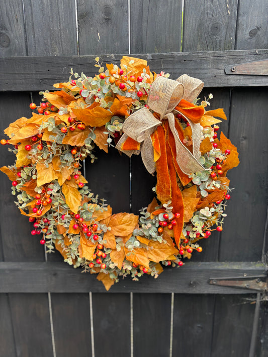 Autumn Leaf Wreath