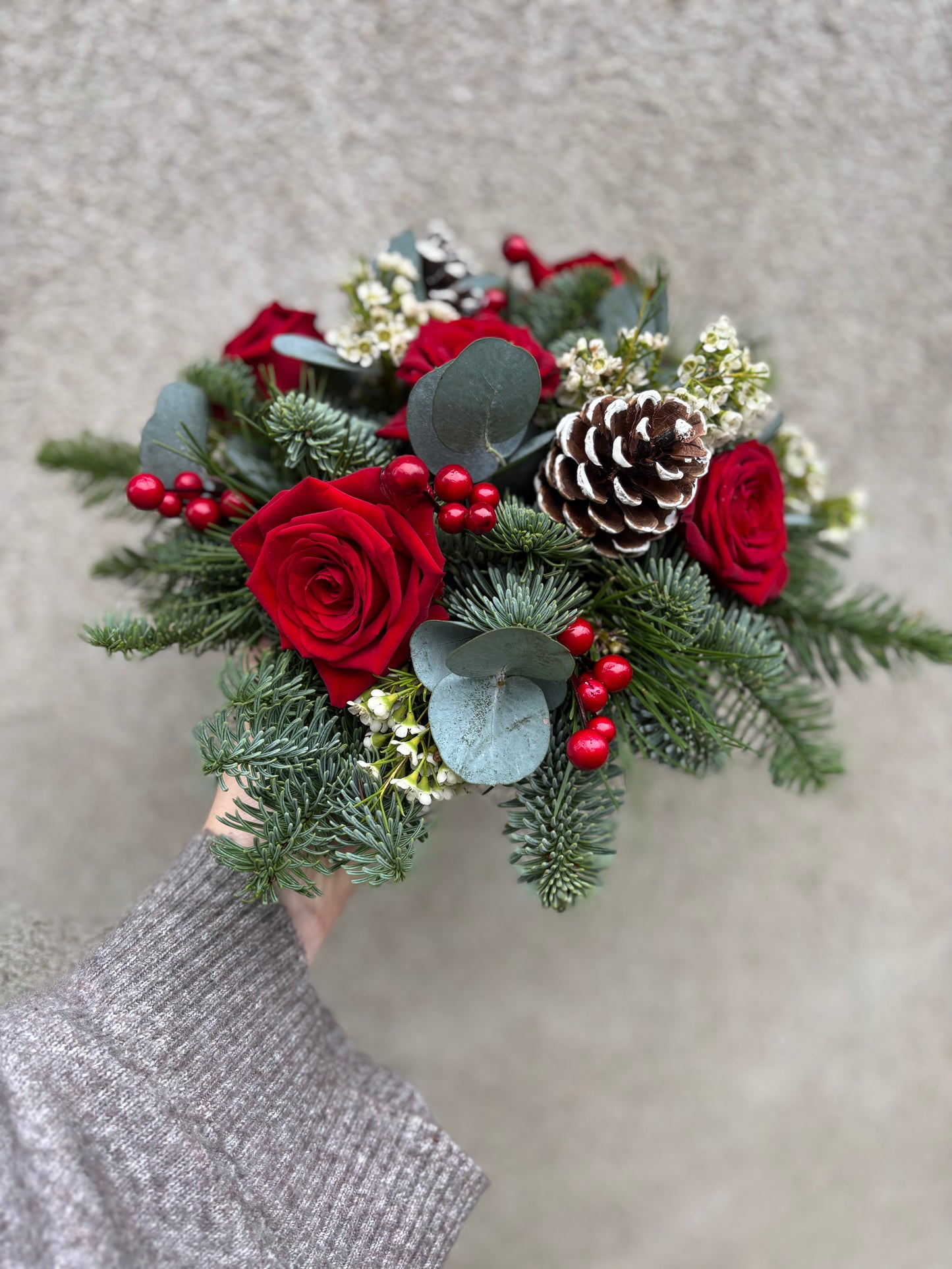 PRE-ORDER NOW - Red Roses Sympathy Posy