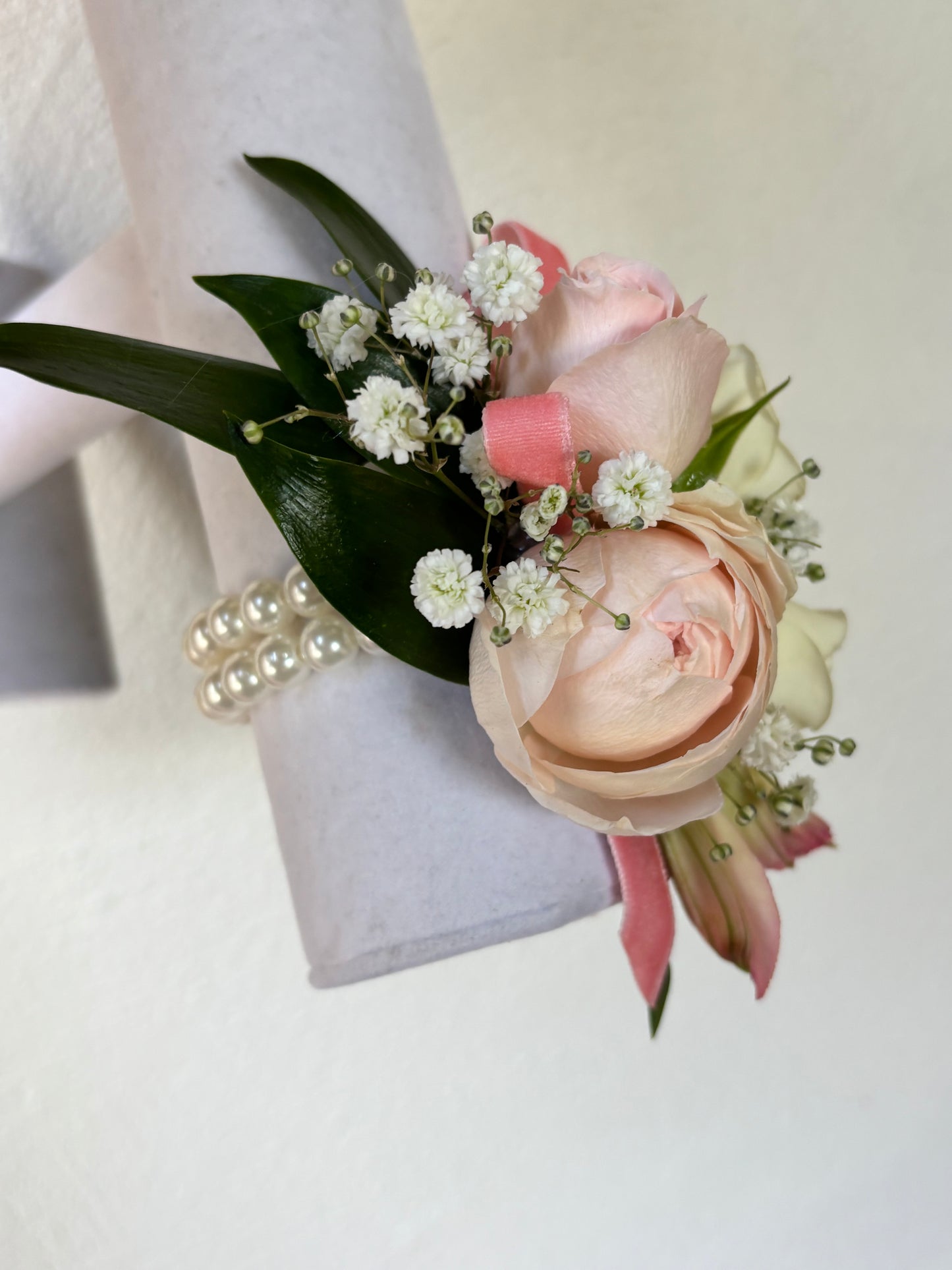 Fresh Flower Corsage Pink