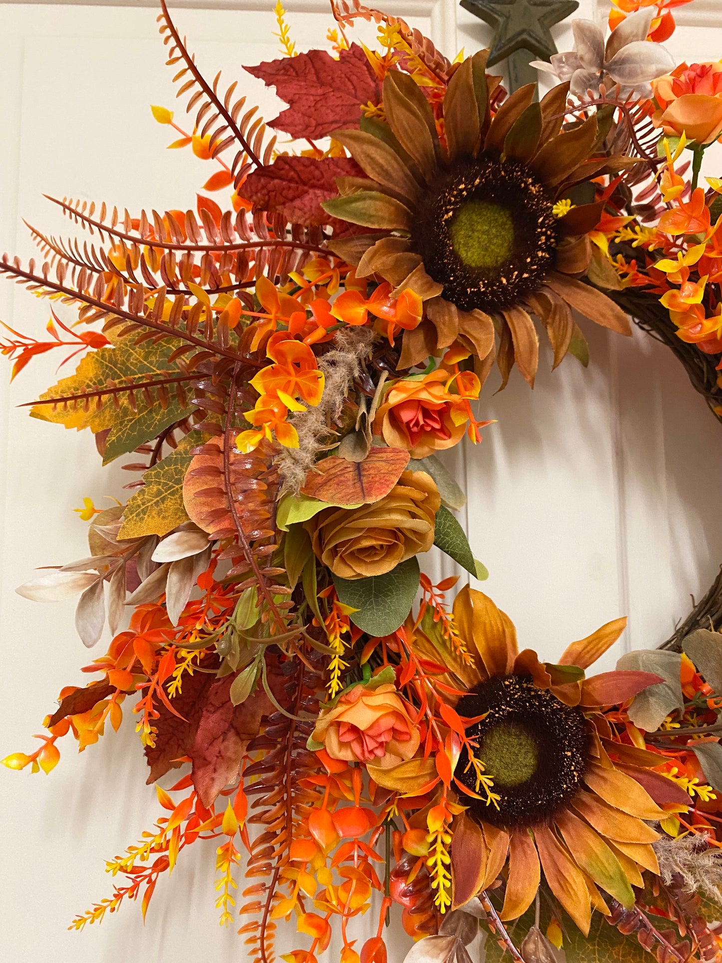 Sunflower Autumn Wreath