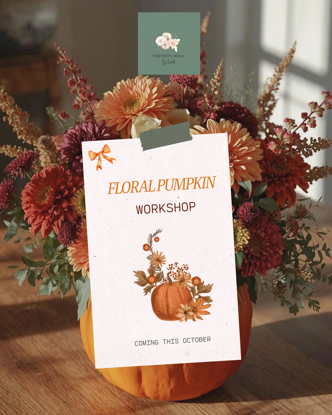 Floral Pumpkin Workshop