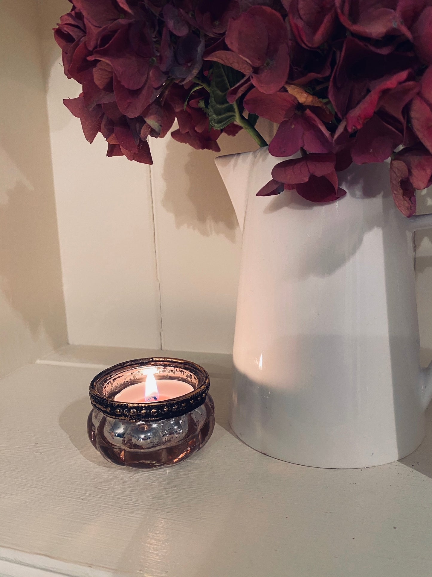 Rose gold Tea Light Candle Holder