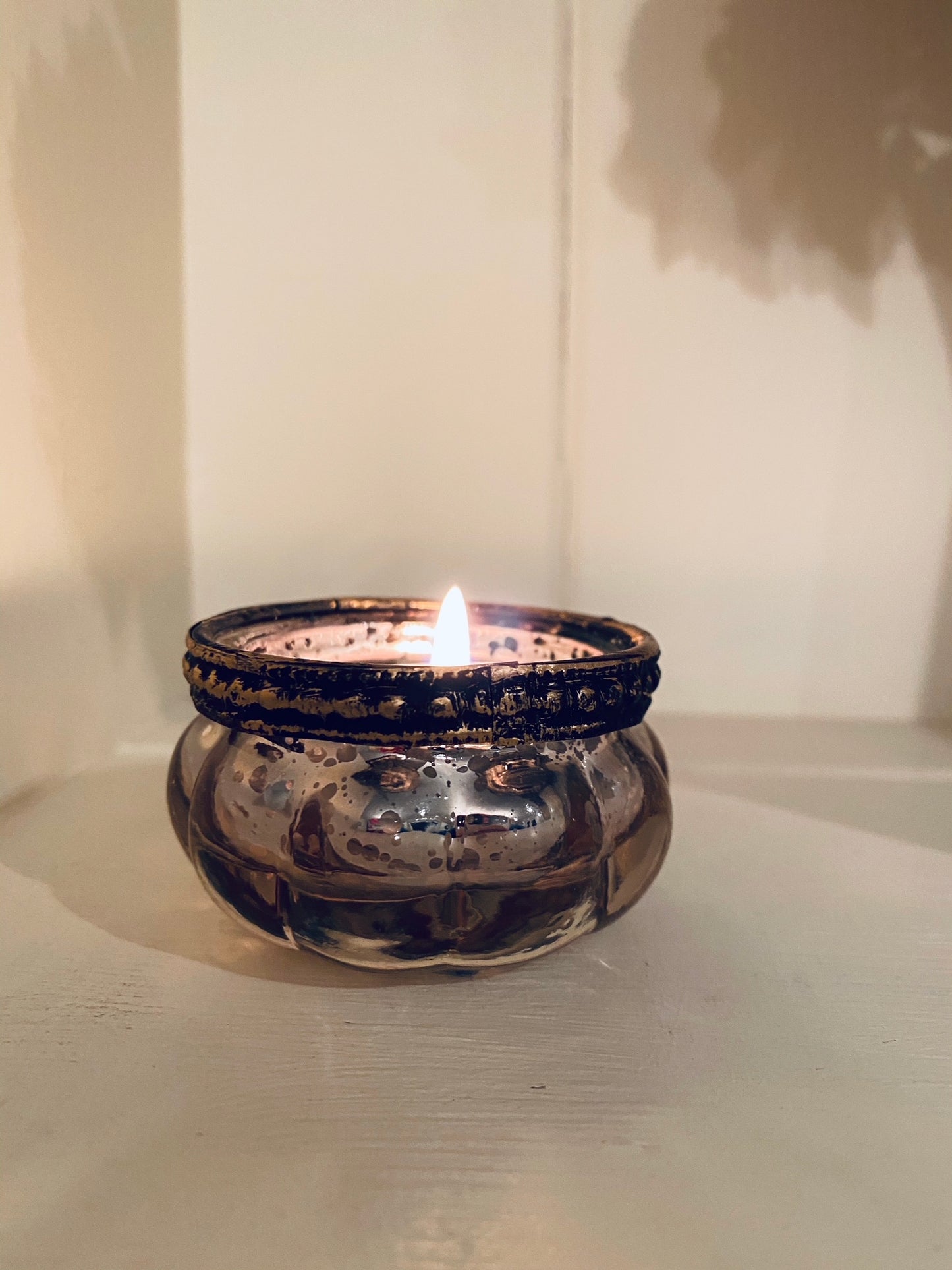 Rose gold Tea Light Candle Holder