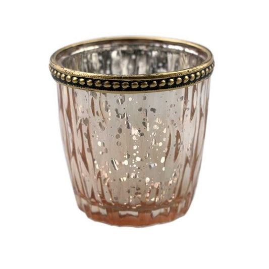 Harlequin rose gold Tea Light Candle Holder