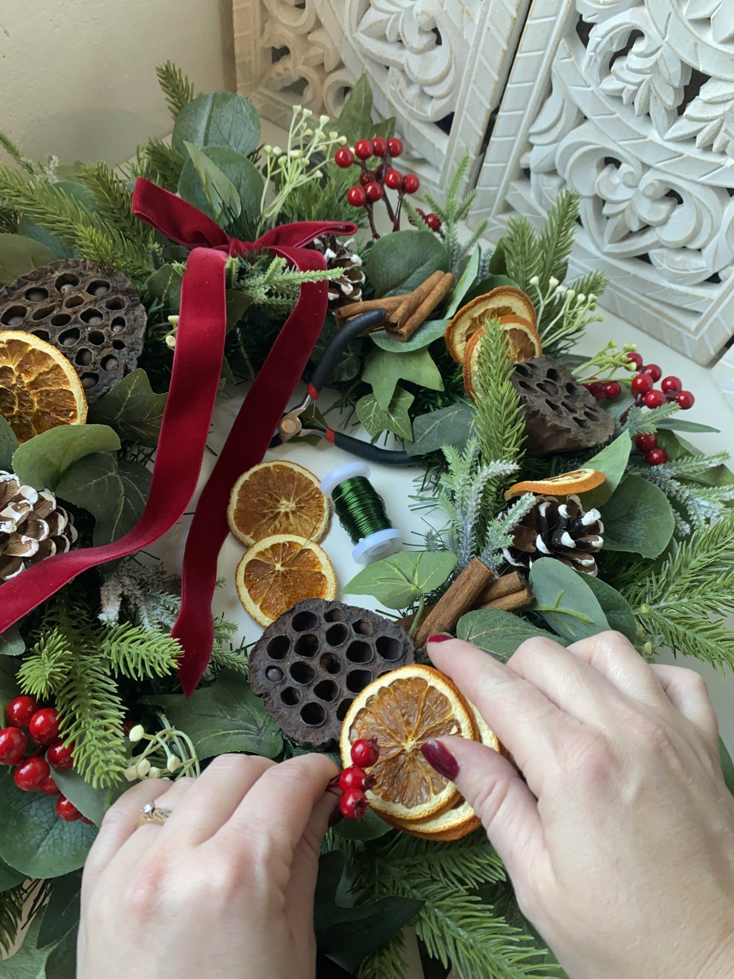 Artificial Christmas Wreath Workshop - SATURDAY 29th November