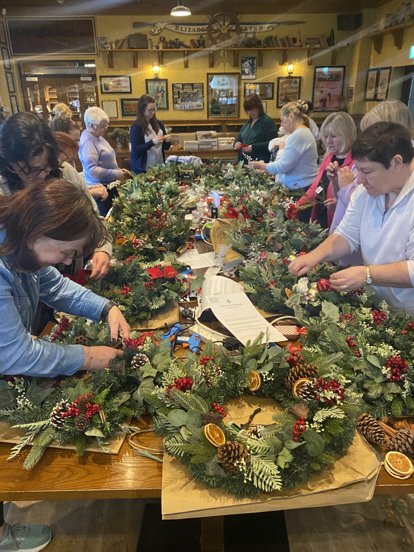 Artificial Christmas Wreath Workshop - SATURDAY 29th November